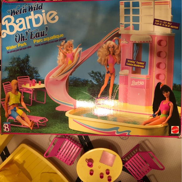 Barbie Other - Barbie vintage wet and wild water park with original box/instructions.